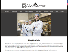 Tablet Screenshot of dama-mutfak.com